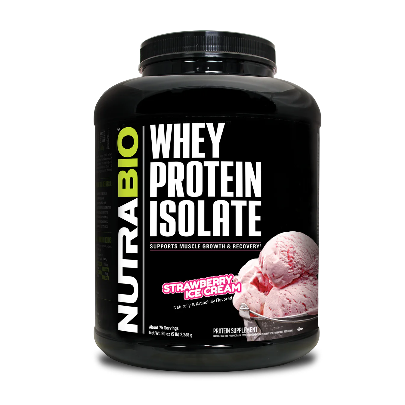 Nutrabio Whey Protein Isolate, 5lb